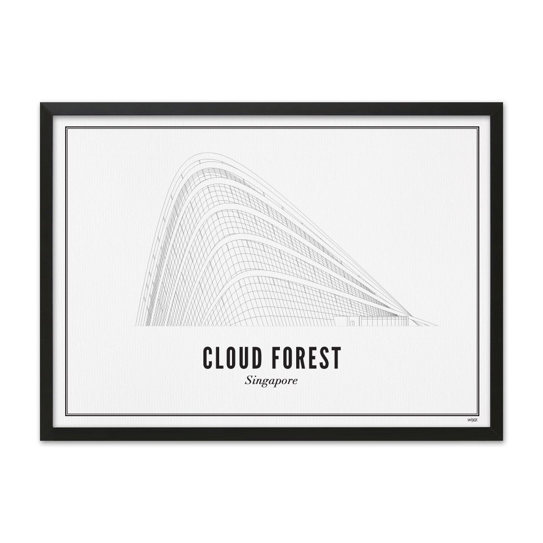 Affiches de Singapore - Cloud Forest | WIJCK.